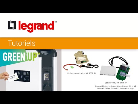 Kit lecteur RFID pour bornes Green'up Premium pour vehicule electrique  Legrand