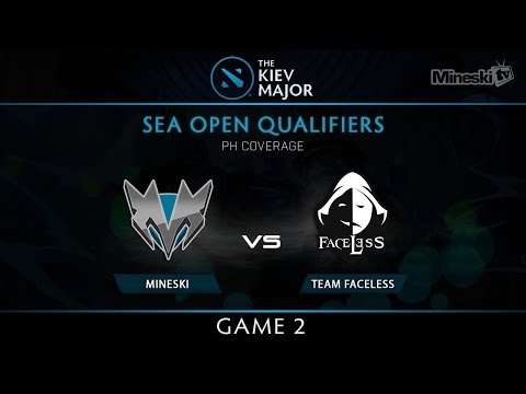 Mineski vs Faceless | Game 2 | Kiev Major 2017 | SEA Regional Qualifier | PH Coverage