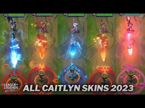 All Caitlyn Skins 2023 Comparison Wild Rift