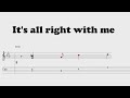 It's all right with me - Jazz guitar standard - Guitar tabs | PDF download