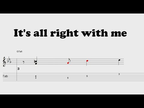 It's All Right With Me - John Gary
