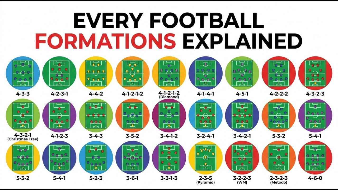 Every Football Formation Explained in 8 Minutes