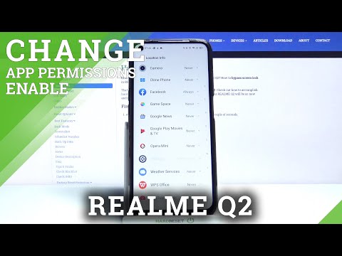 How to Manage App Permissions on REALME Q2