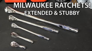 Milwaukee Extended & Stubby Ratchets!