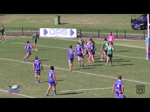 2017 Newcastle RL - R3 19s Highlights - Western Suburbs Rosellas Vs. Lakes United Seagulls