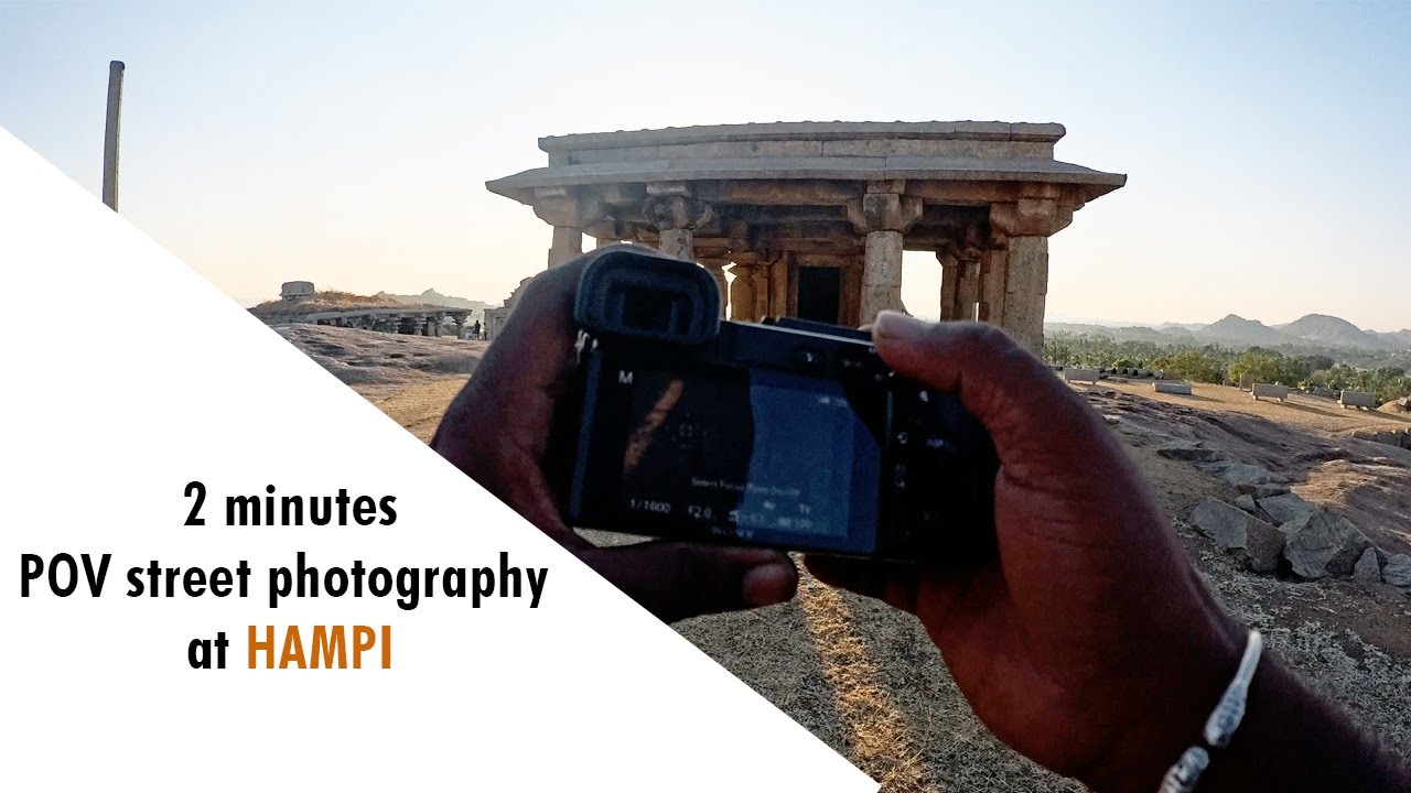 2min of POV Street photography at Hampi | Hampi_85mm series | omm pictures | insta360 ace pro 2