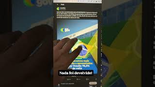 Nada foi “devolvido”.