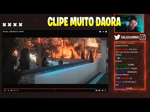 GALEGUIN REAGINDO A PiuTrap - LEEN BACK ft. AKATS