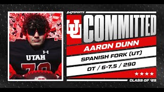 WATCH: 4-Star OT Aaron Dunn commits to Utah LIVE on 247Sports