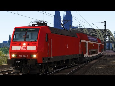 BR146.0 RE10125 Regionalexpress | Köln - Düsseldorf | Hohenzollernbrücke | Train Simulator 2017