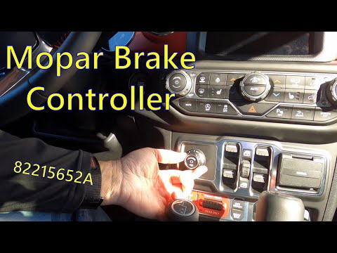 I Install the Mopar Brake Controller on my 2020 Jeep Gladiator - 82215652A