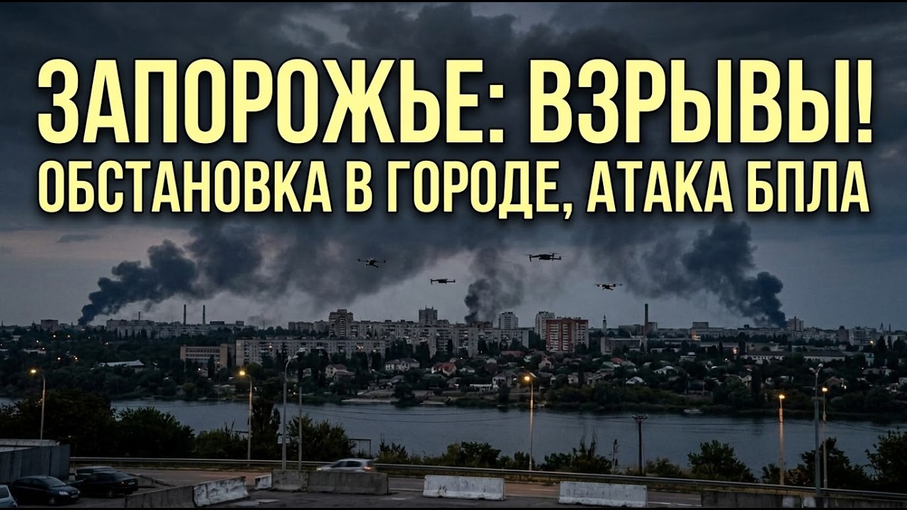 Запорожье ВЗРЫВЫ!!! МОЩНЫЙ ВЗРЫВ УТРОМ!!! ОБСТАНОВКА СЕЙЧАС 13.10.2026
