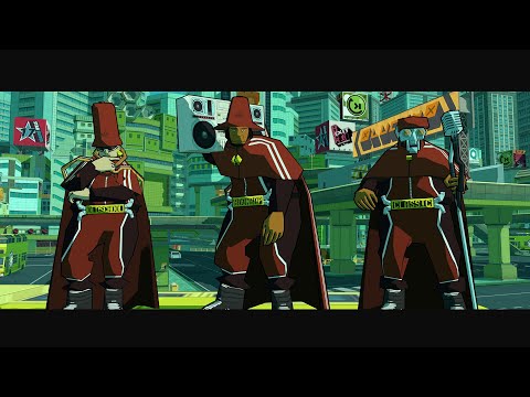 BOMB RUSH CYBERFUNK like Jet Set Radio game funkstyle battle rival crews to become All City