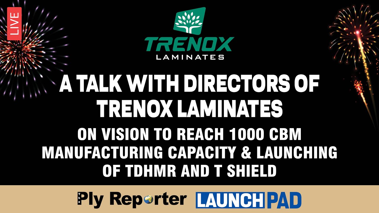 LIVE | Grand Virtual Launch of 'TDHMR' & 'TSHIELD' MDF Boards by TRENOX Laminates | 10 Dec, 12:30 PM