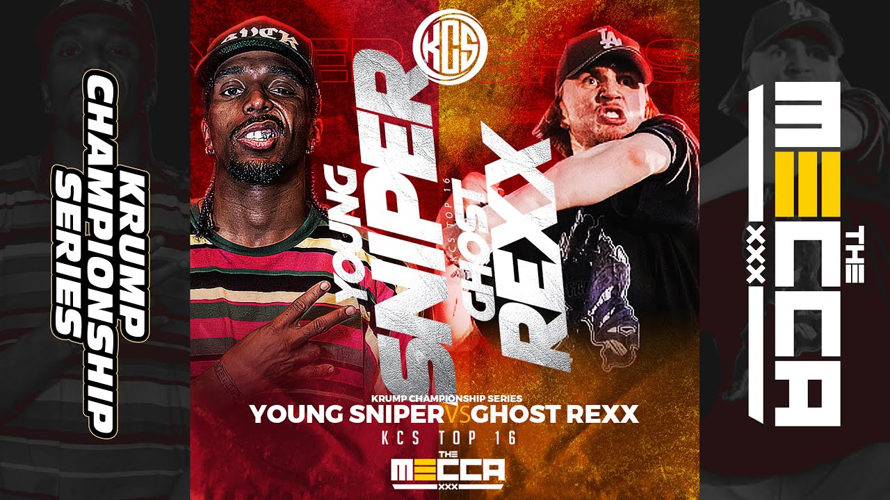 Young Sniper vs Ghost Rexx | Top 16 | KCS x Mecca 3 | Krump Battle