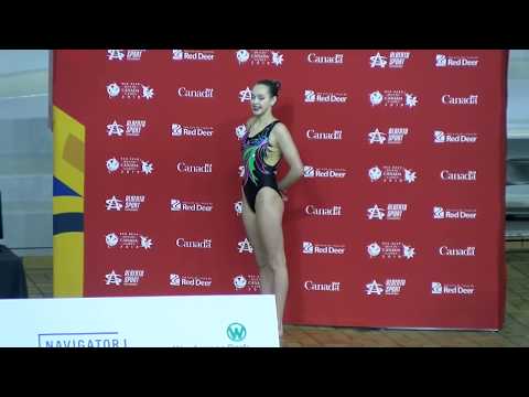2019 CWG - Artistic Swimming - Solo Technical Routine