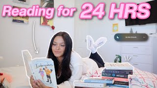 I tried reading for 24 hours *spoiler free reading vlog*