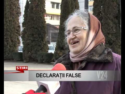 declaratii false