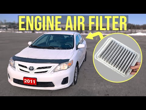 How to Replace Engine Air Filter - Toyota Corolla (2009-2013)