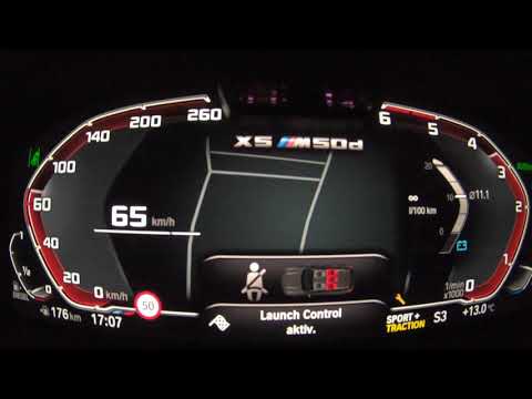 BMW X5 M50d 2019 0-100 Acceleration