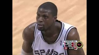 2005 NBA WCSF Game 1 Seattle Sonics @ San Antonio Spurs - 2005/05/08 (Parker 29p; Duncan 22p)