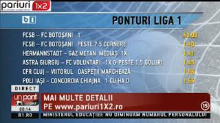 UPZ: 6 pariuri pentru meciurile etapei din Liga 1!
