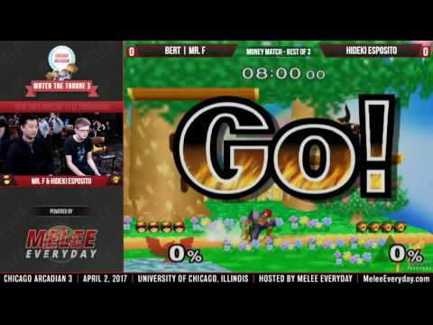 Watch the Throne 3 - BERT | Mr. F (C. Falcon) vs. Hideki Esposito (Link) - SSBM - Money Match