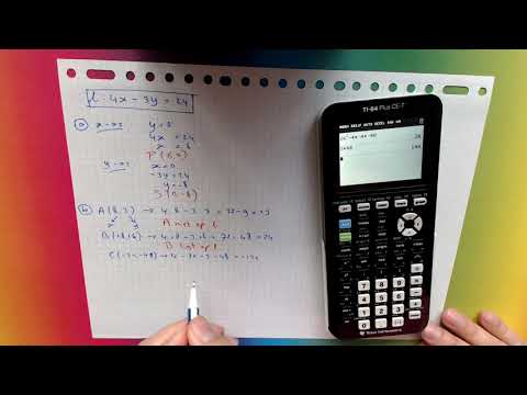 Voorbeeld toetsvraag 11 - 4 VWO-B - Lineaire vergelijkingen met twee variabelen
