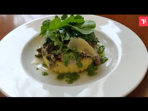 Pan Seared Polenta with Mushroom Ragu Recipe