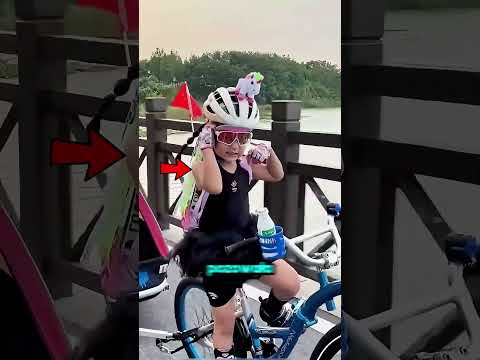 🚴‍♀️😲 Dziewczynka Szybsza od Dorosłych! 💨✨ #shorts