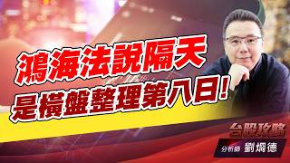 鴻海法説隔天，是橫盤整理第八日！｜台股攻略｜劉烱德 (圖)
