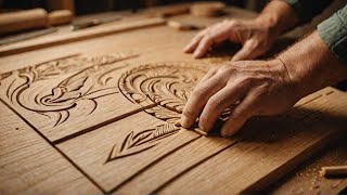 Transforming a Sketch into a Canadian Oak Door Masterpiece! #howto #woodworkingprojects