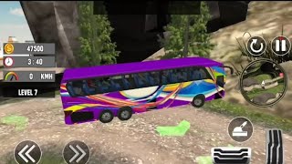 Driving on the most dangerous road mad bus driver