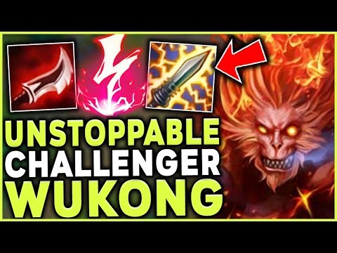THIS WUKONG BUILD IS LITERALLY UNSTOPPABLE! CHALLENGER SEASON 9 WUKONG GAMEPLAY - League of Legends