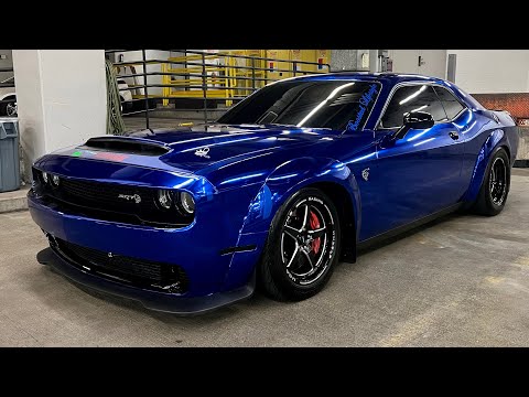 1000 HP HELLCAT WIDE BODY ON DROP SPRINGS, SLICKS/ DRAG RADIALS/ MICKEY THOMPSON 315/50/17, FITMENT