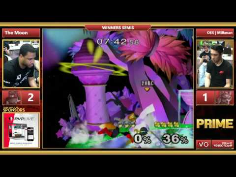 Prime - The Moon (Marth) Vs. OES | Milkman (Fox) SSBM Winners Semis - Smash Melee