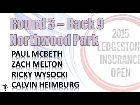 The Disc Golf Guy - Vlog #322 - P McBeth Z Melton R Wysocki C Heimburg Ledgestone R3B9