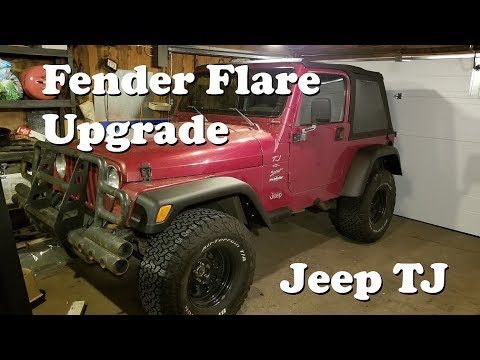 Omix-ADA 7" Fender Flare Kit - '99 Jeep Wrangler Sport