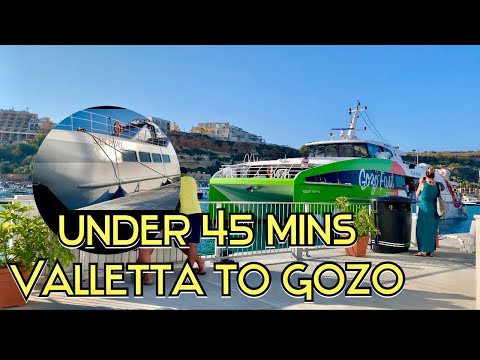 Valletta to Gozo Fast Ferries!