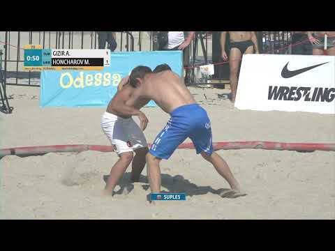 Round 3 Men's BW - 60 kg: A. GIZIR (TUR) v. M. HONCHAROV (UKR)