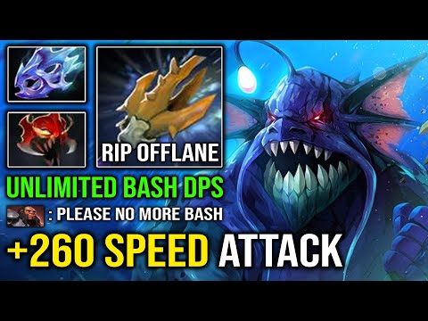 WTF +260 Attack Speed Unlimited Bash Carry Slardar 100% Deleted Tank Axe & PL EPIC Dota 2