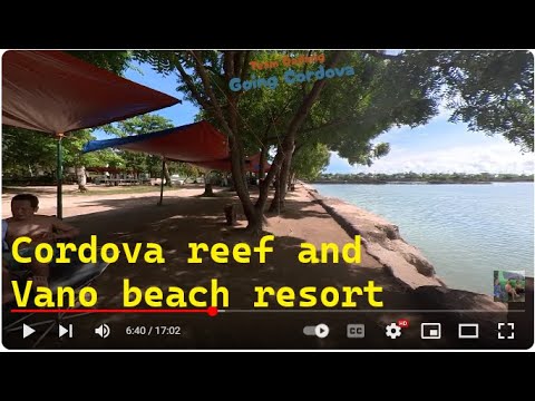 Relaxing at Cordova reef and Vano Beach resort