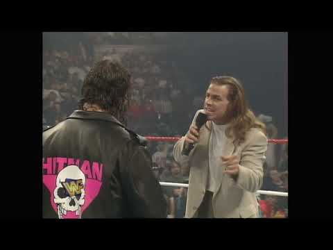 Bret Hart turns Heel - Shawn Michaels interrupts Bret's promo & gets jumped! (Part 2) WWF