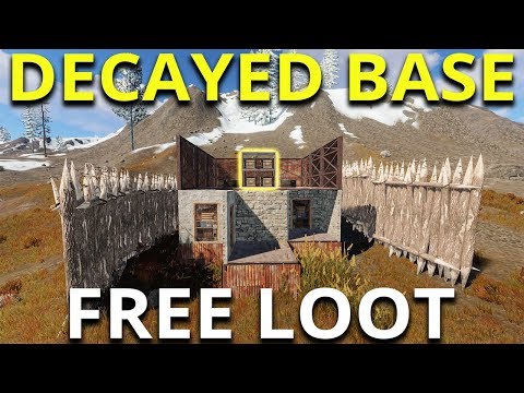 RUST DECAYED BASE GIVES JACKPOT - Rust Solo Survival Gameplay