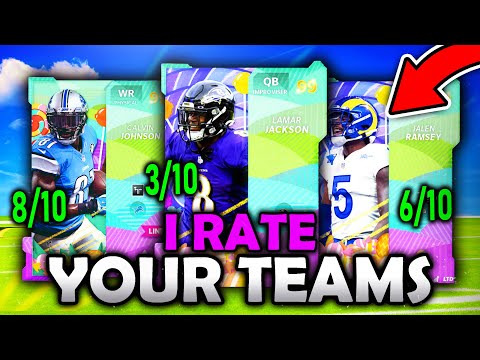 I RATE YOUR TEAMS EP. 35  - Madden 22 Ultimate Team