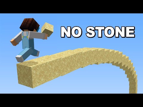 Can You Beat Minecraft With NO STONE?