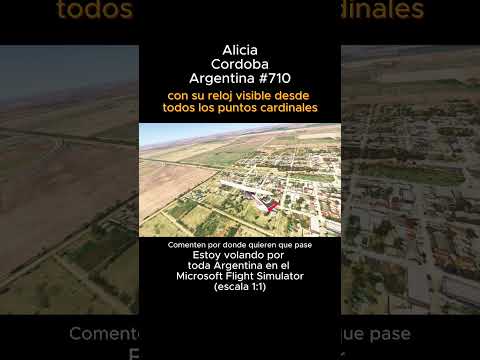 Alicia, Cordoba desde el Microsoft Flight Simulator #alicia #cordoba #msfs #joaha45 #argentina