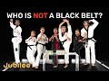 5 Black Belts vs 2 Fakes | Odd One Out