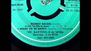 Vic Baeyens et ses solistes - I want to be Happy (Vocals Nico Gomez)