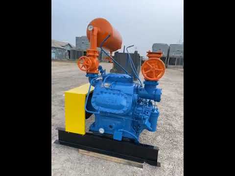 Vilter Belt Drive Reciprocating Compressor, Model A12K456B - 125 HP.